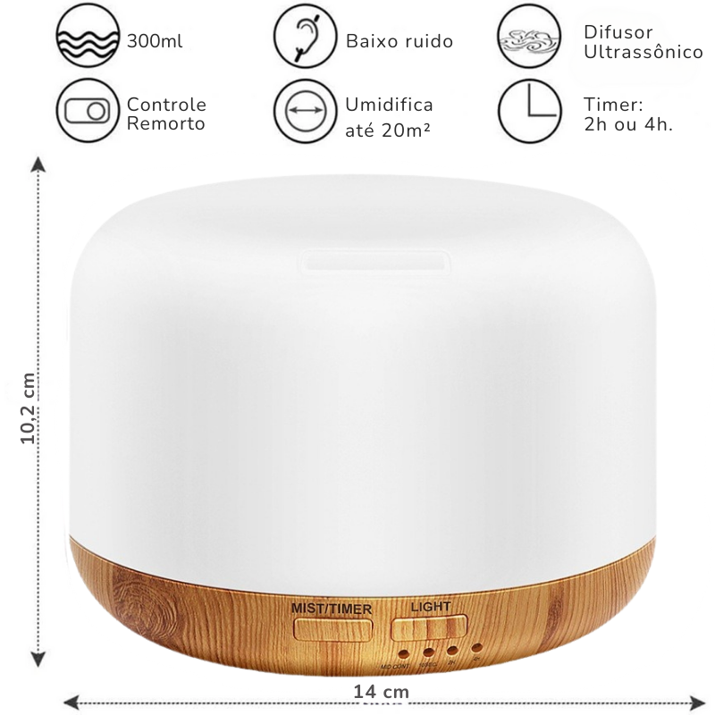 Umidificador Wood - 300ml