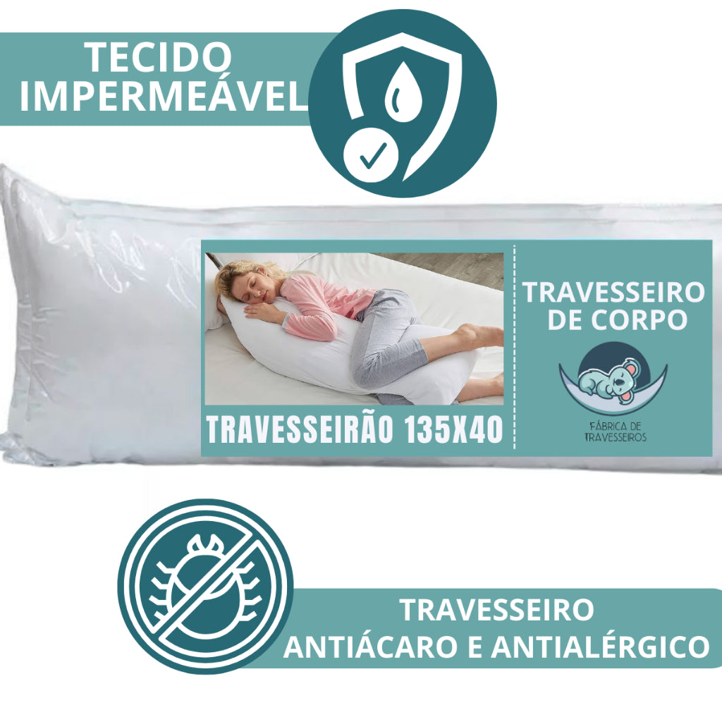 Travesseiro para Corpo Confort