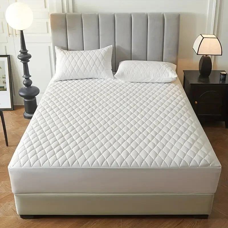 Protetor de Cama Impermeável (Design de Losangos)